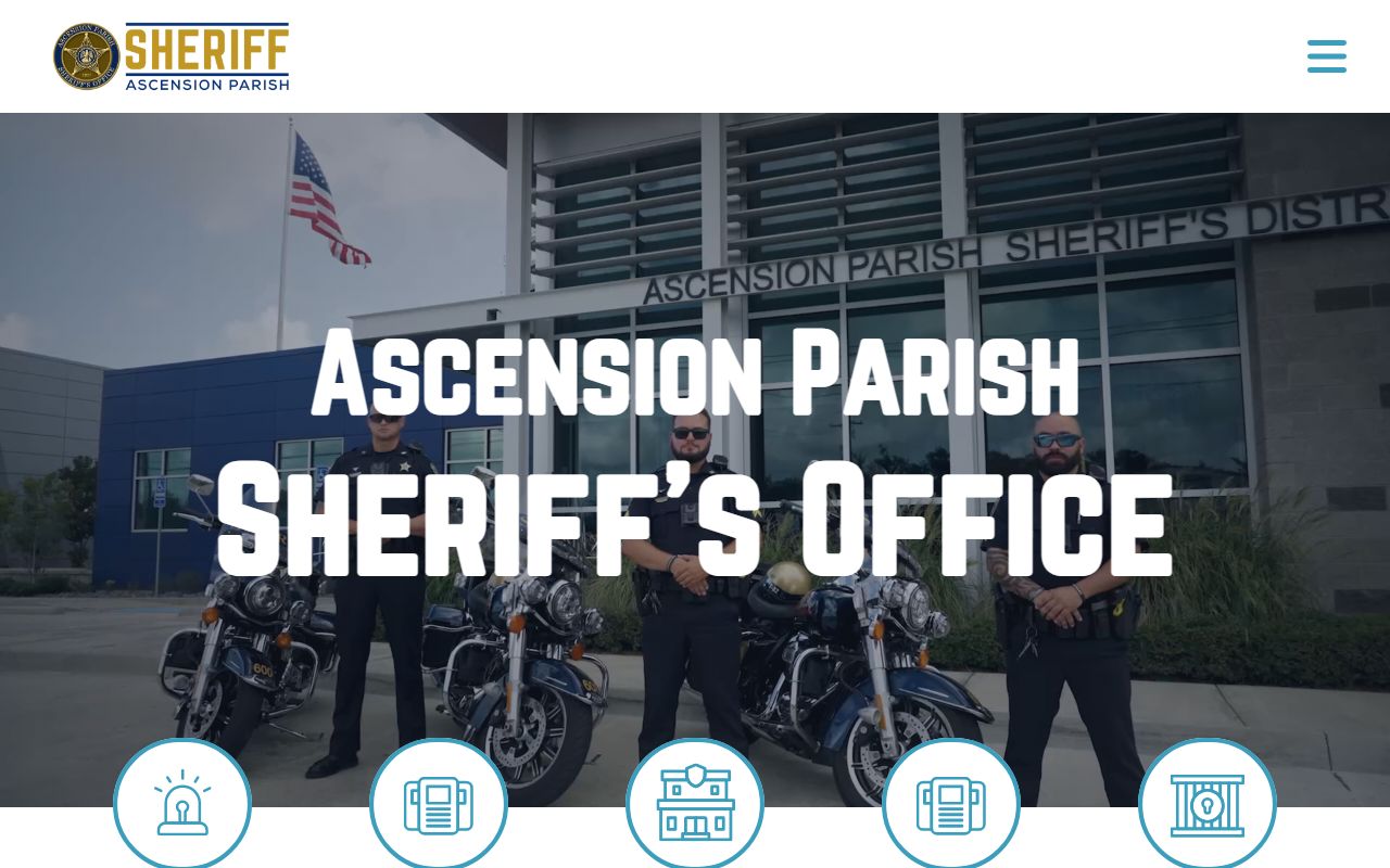 Ascension Parish Sheriff's Office for Prairieville bench warrants