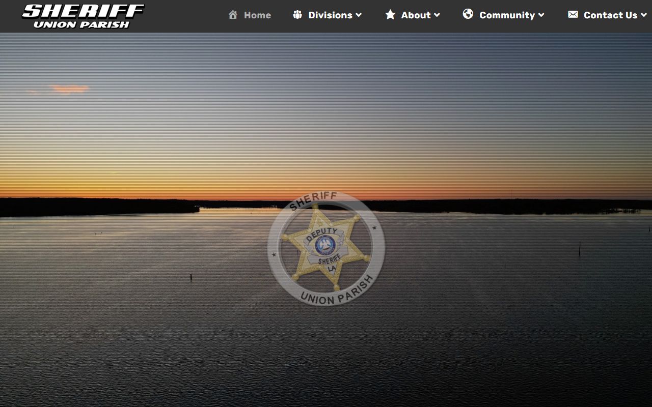 Union Parish Sheriff's Office website for bench warrant information